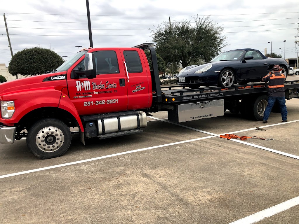 A & M Wrecker Service | 1817 Brooks Ave, Rosenberg, TX 77471, USA | Phone: (281) 342-3631