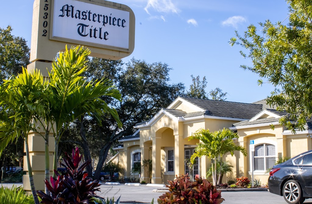 Masterpiece Title Co | 15302 Casey Rd, Tampa, FL 33624, USA | Phone: (813) 264-7333
