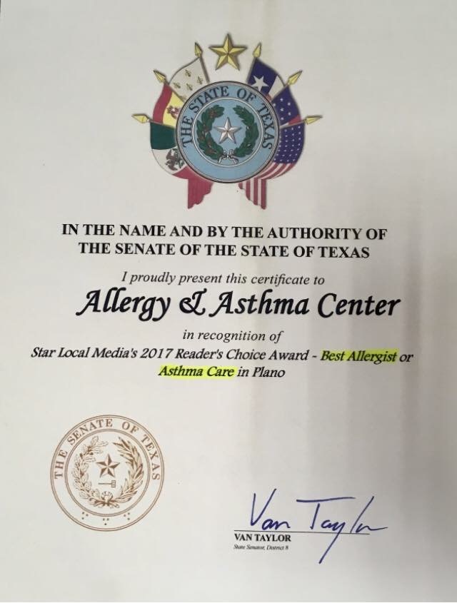 Allergy And Asthma Center | 8941 Coit Rd # 100, Plano, TX 75024, USA | Phone: (972) 668-2200