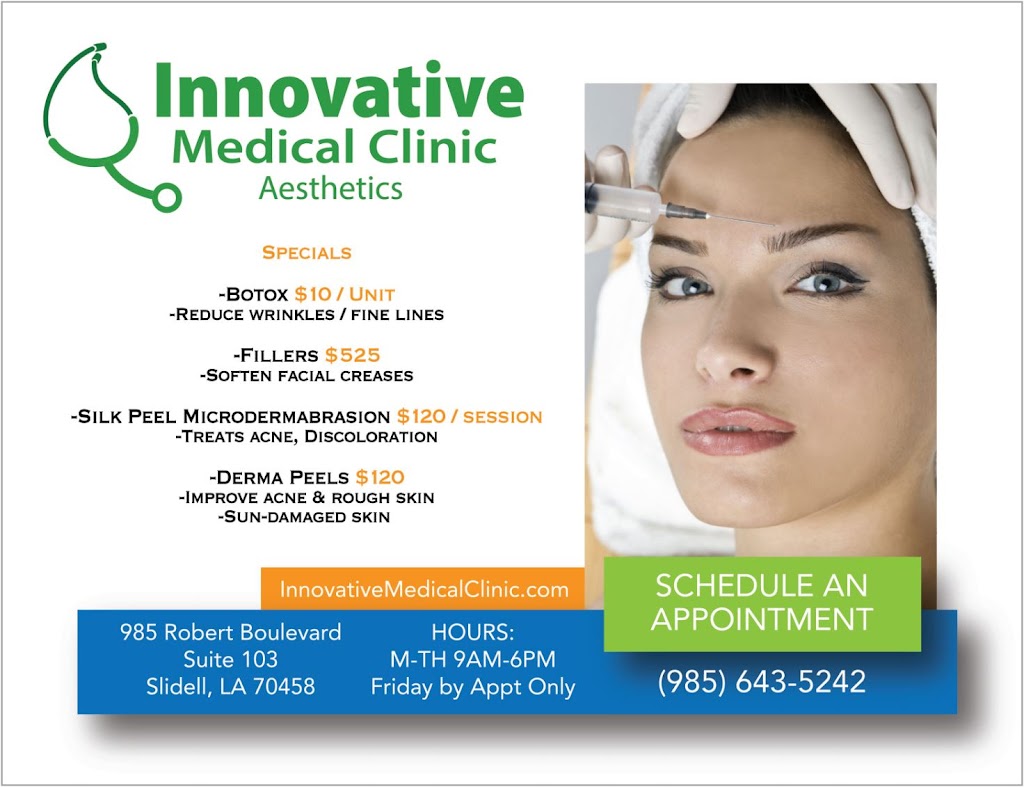 Innovative Medical Clinic | 985 Robert Blvd Suite 103, Slidell, LA 70458, USA | Phone: (985) 643-5242