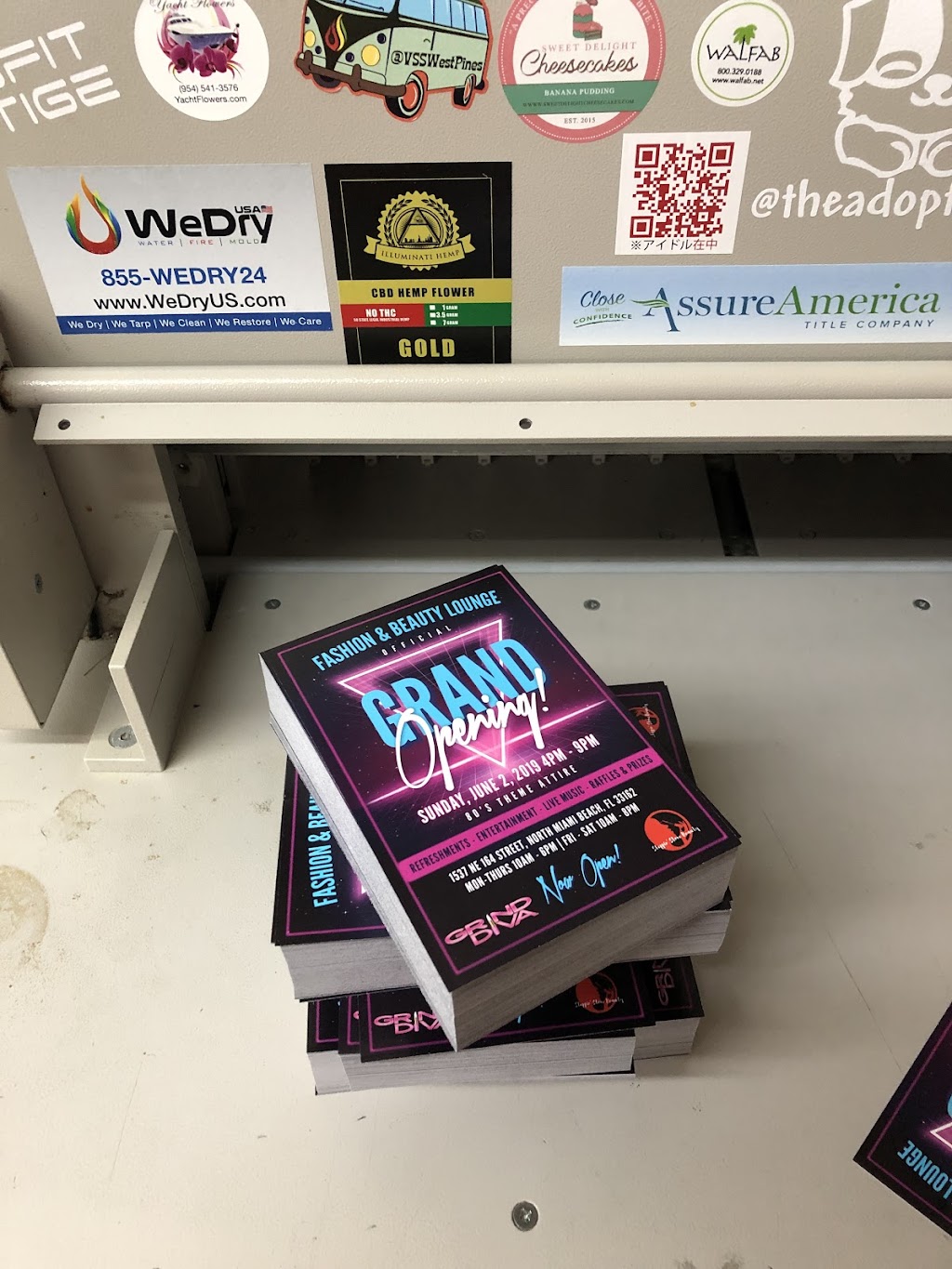 BeeJay Printing | 470 Ansin Blvd unit f, Hallandale Beach, FL 33009, USA | Phone: (305) 945-3064