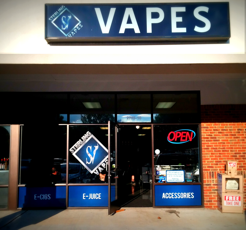 Sterling Vapes | 2785 Charlotte Hwy #10, Mooresville, NC 28117, USA | Phone: (704) 660-8273