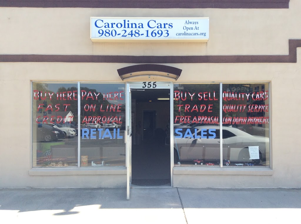 Carolina Cars | 355 Union Cemetery Rd SW, Concord, NC 28027, USA | Phone: (980) 248-1693