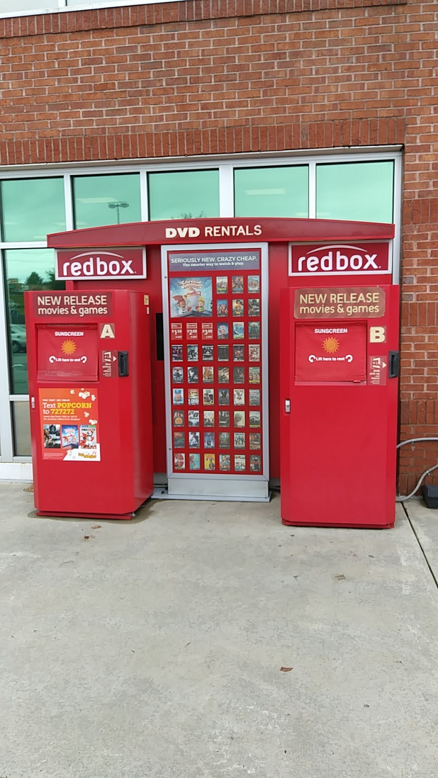 Redbox | 5900 Spout Springs Rd, Flowery Branch, GA 30542, USA | Phone: (866) 733-2693