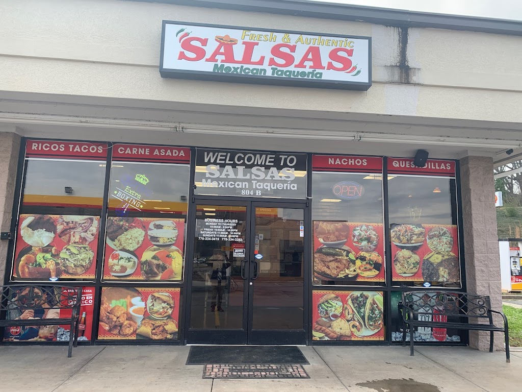 Salsas Mexican Restaurant | 804 Burnt Hickory Rd, Cartersville, GA 30120, USA | Phone: (770) 334-3415
