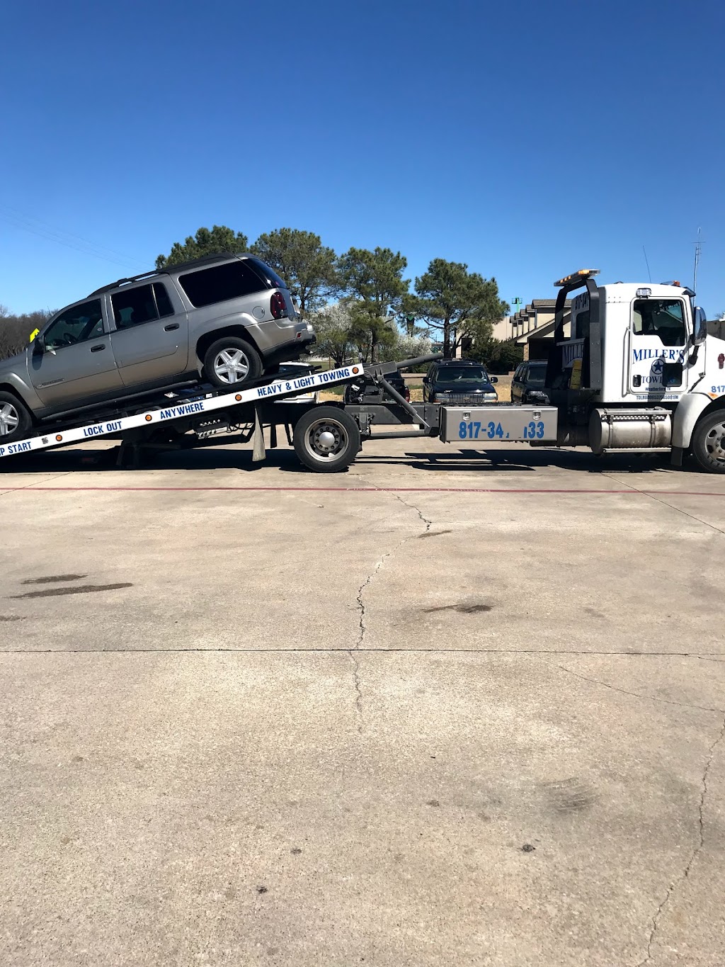 Millers Towing & Recovery | 808 N Main St, Weatherford, TX 76086, USA | Phone: (817) 341-1133