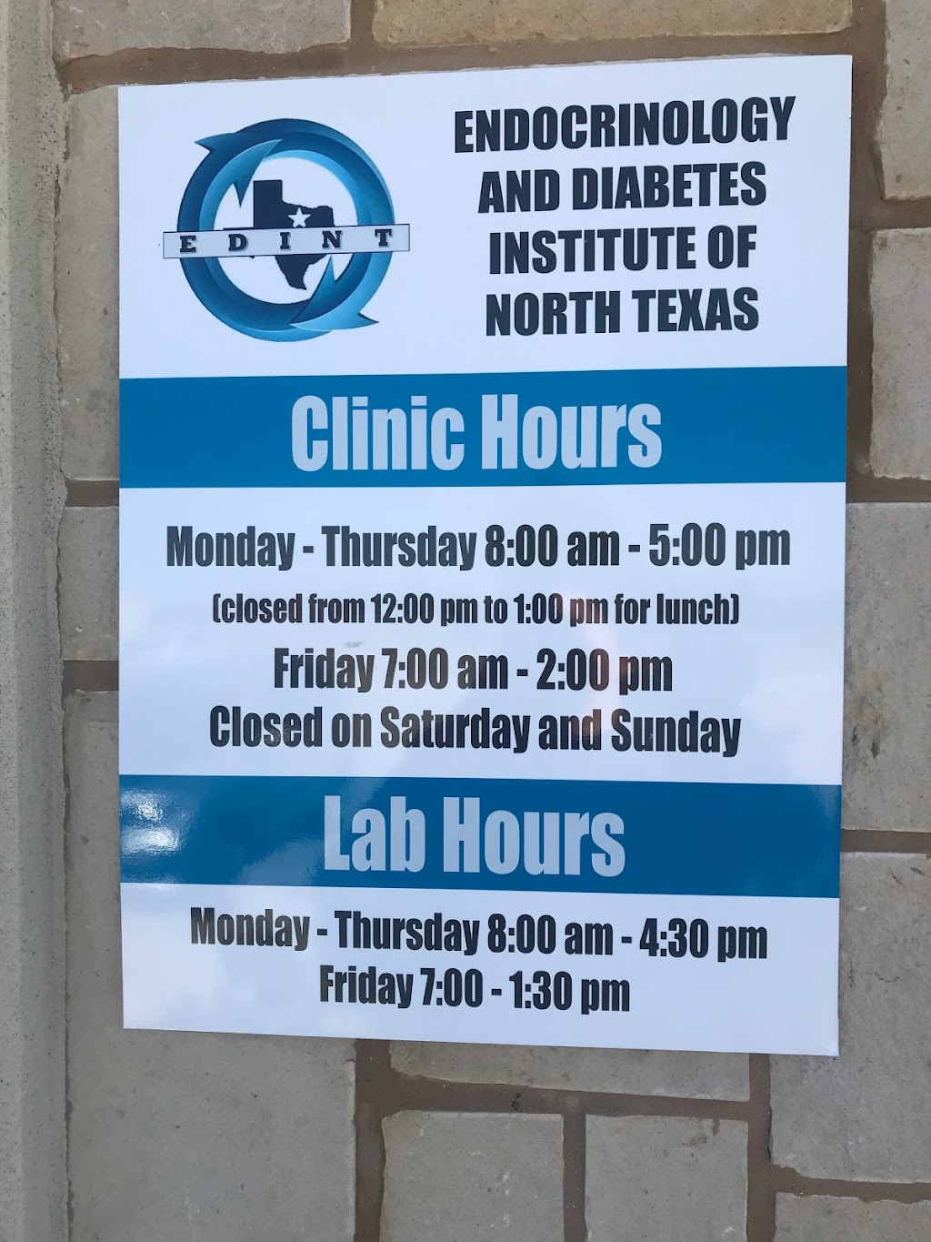 Endocrinology and Diabetes Institute of North Texas | 920 E Hwy 67 #100, Duncanville, TX 75137, USA | Phone: (972) 296-5557