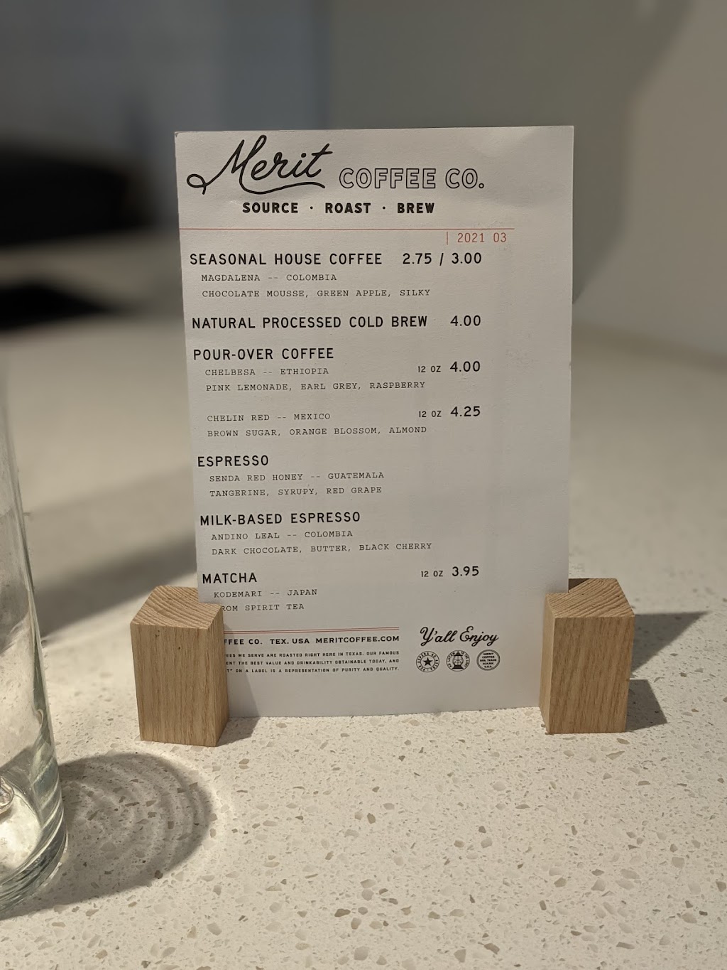 Merit Coffee Co. | 4615 N Lamar Blvd #303a, Austin, TX 78751, USA | Phone: (737) 212-0429