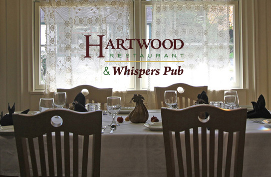 Hartwood Restaurant & Whispers Pub | 3400 Harts Run Rd, Glenshaw, PA 15116, USA | Phone: (412) 767-3500