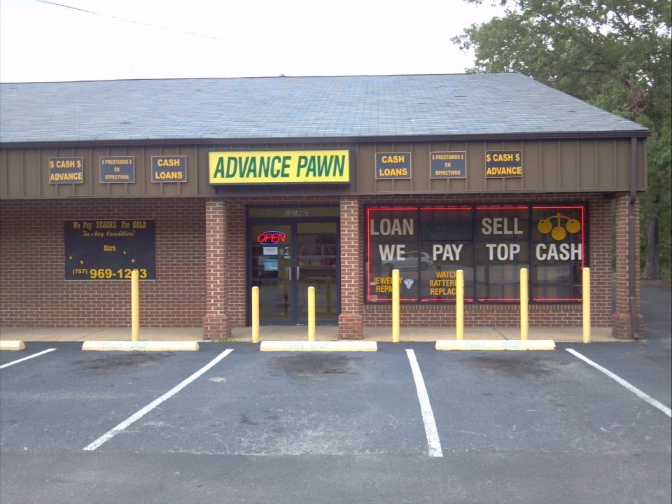 Advance Pawnbrokers | 13144 Jefferson Ave, Newport News, VA 23608, USA | Phone: (757) 969-1203