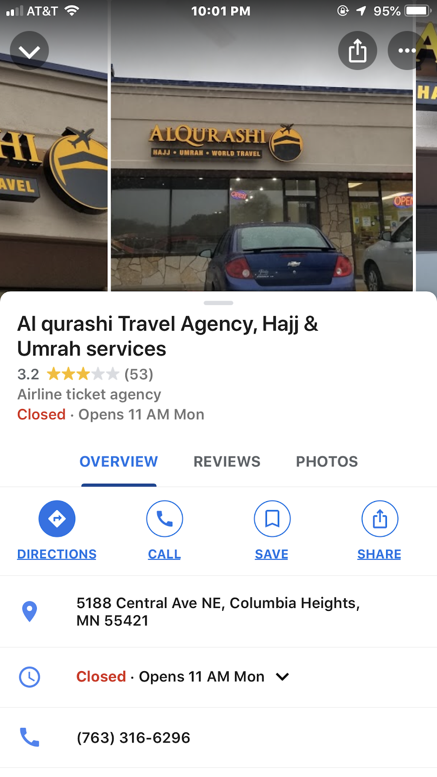 Al Qurashi Travel Agency | 5188 NE Central Ave, Columbia Heights, MN 55421 | Phone: (763) 200-1518