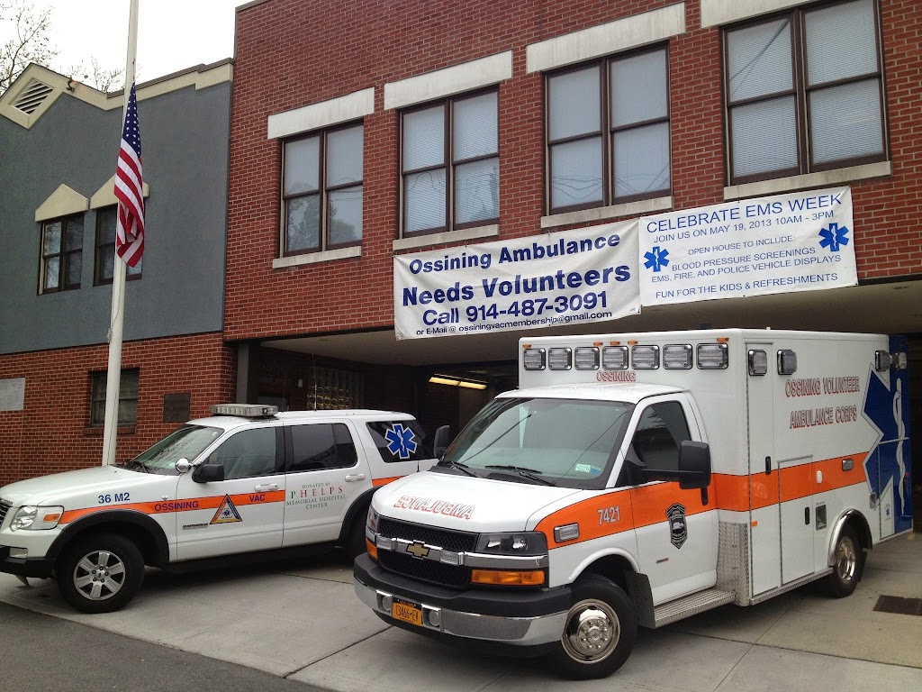 Ossining Volunteer Ambulance Corps | 8 Clinton Ave, Ossining, NY 10562 | Phone: (914) 941-9196