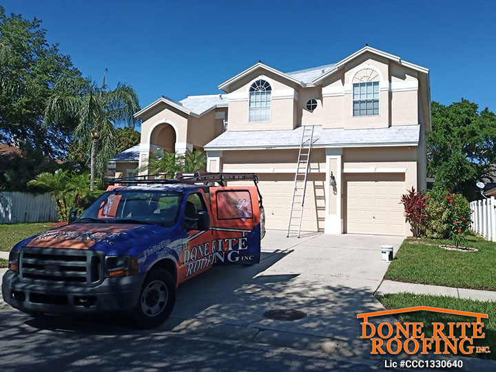 Done Rite Roofing Inc Palm Harbor | 211 Hedden Ct, Palm Harbor, FL 34683, USA | Phone: (727) 771-8747