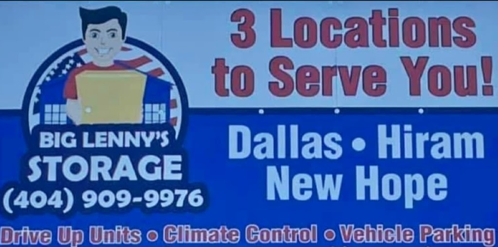 Big Lenny’s Storage-New Hope 2 | 4235 Dallas Acworth Hwy, Dallas, GA 30132, USA | Phone: (404) 909-9976
