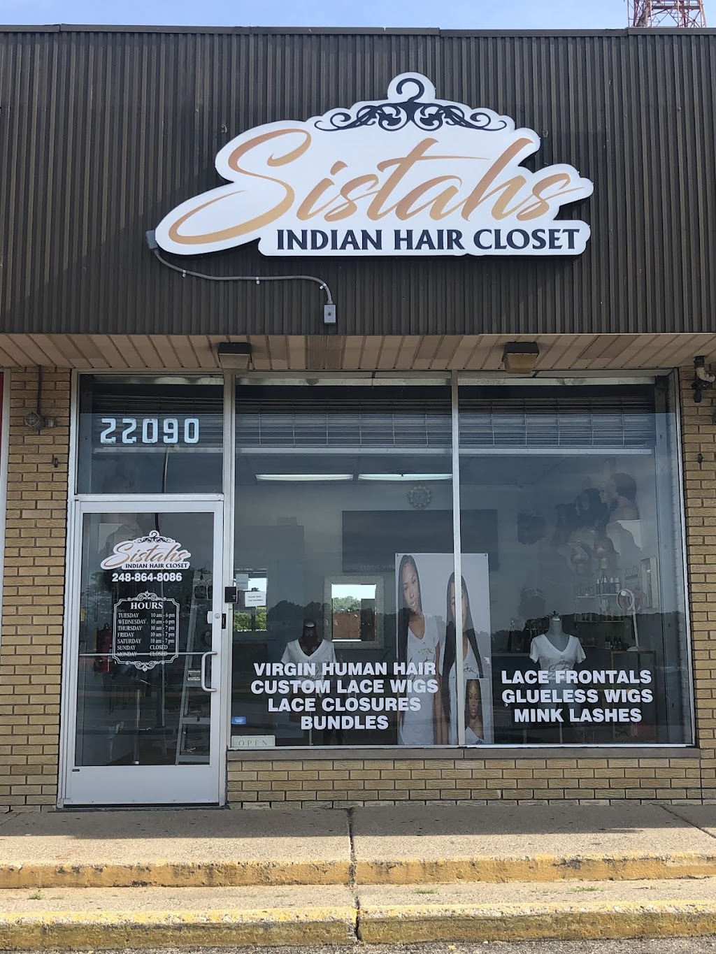 Sistahs Indian Hair Closet | 22090 W 10 Mile Rd, Southfield, MI 48033, USA | Phone: (248) 864-8086