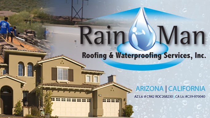 Rain Man Roofing & Waterproofing Services, Inc. | 44047 N 43rd Ave Suite 74674, Phoenix, AZ 85087, USA | Phone: (623) 670-2835