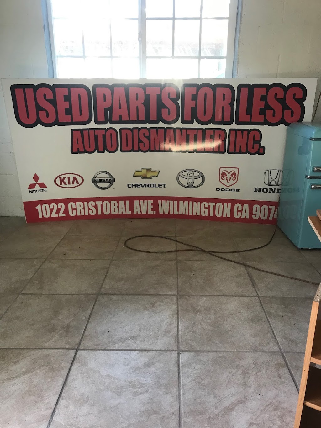 Used and new Auto parts for less Inc. | 1022 Cristobal Ave, Wilmington, CA 90744, USA | Phone: (310) 877-6194