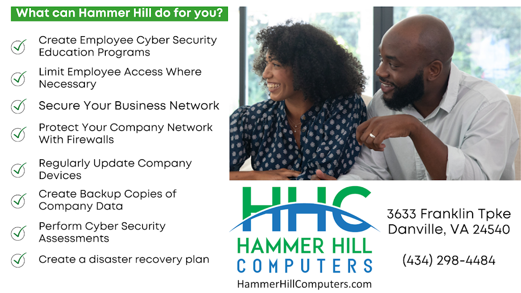 Hammer Hill Computers | 815 Wilson St, Danville, VA 24541, USA | Phone: (434) 298-4484