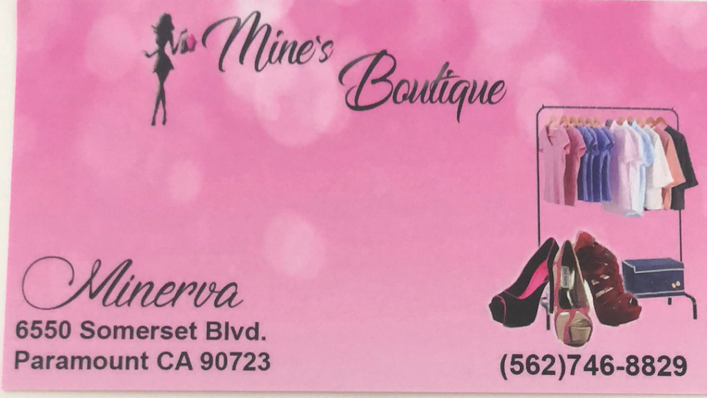 Mine.s boutique | 6550 Somerset Blvd, Paramount, CA 90723, USA | Phone: (562) 746-8829