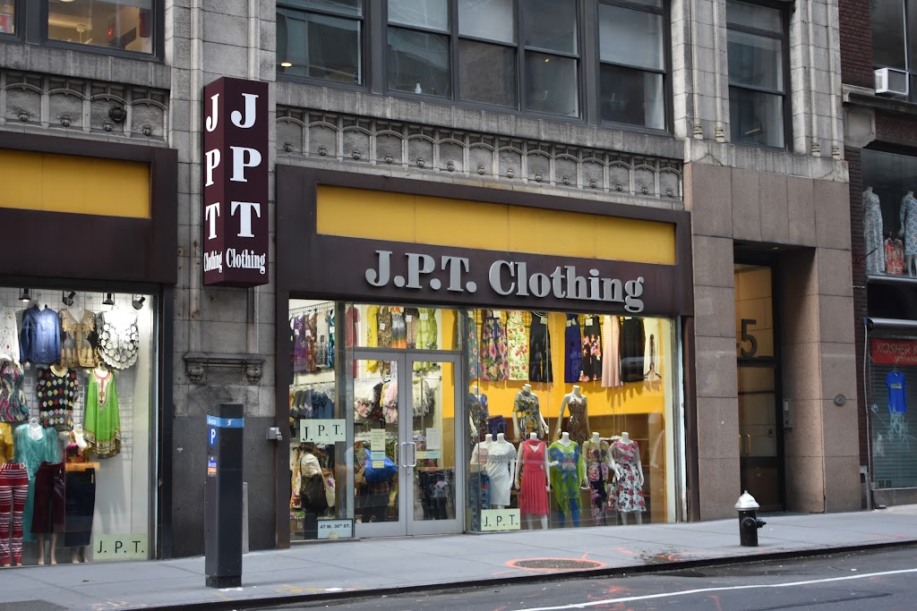 JPT Clothing | 47 W 36th St., New York, NY 10018 | Phone: (212) 545-8107