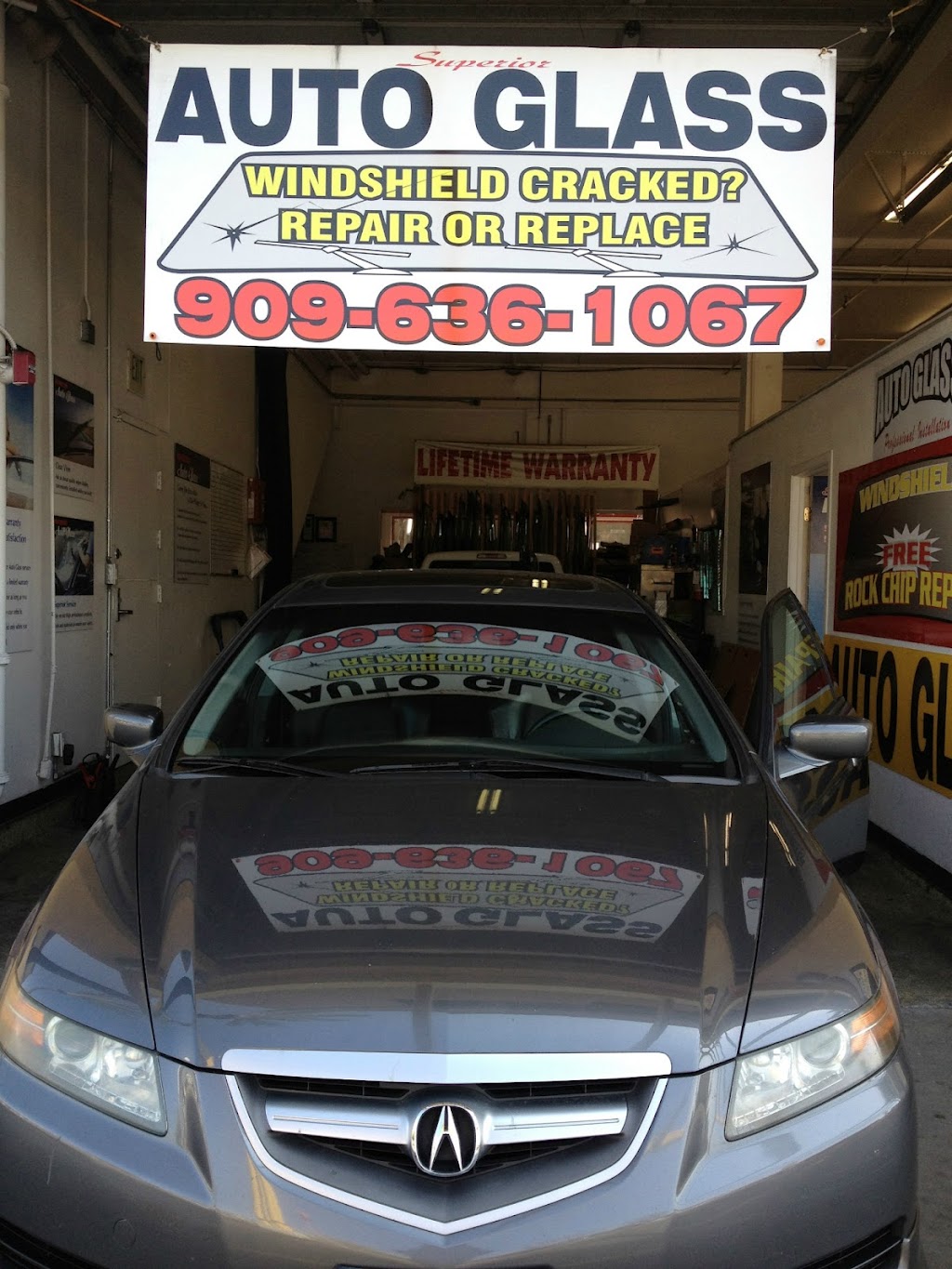 Superior Auto Glass & Tint Shop | 2205 E 4th St, Ontario, CA 91764, USA | Phone: (909) 636-3287