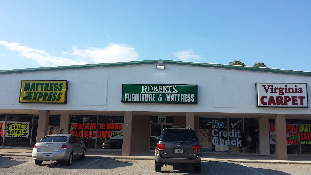 Roberts Furniture & Mattress | 465 Denbigh Blvd, Newport News, VA 23608, USA | Phone: (757) 898-1500