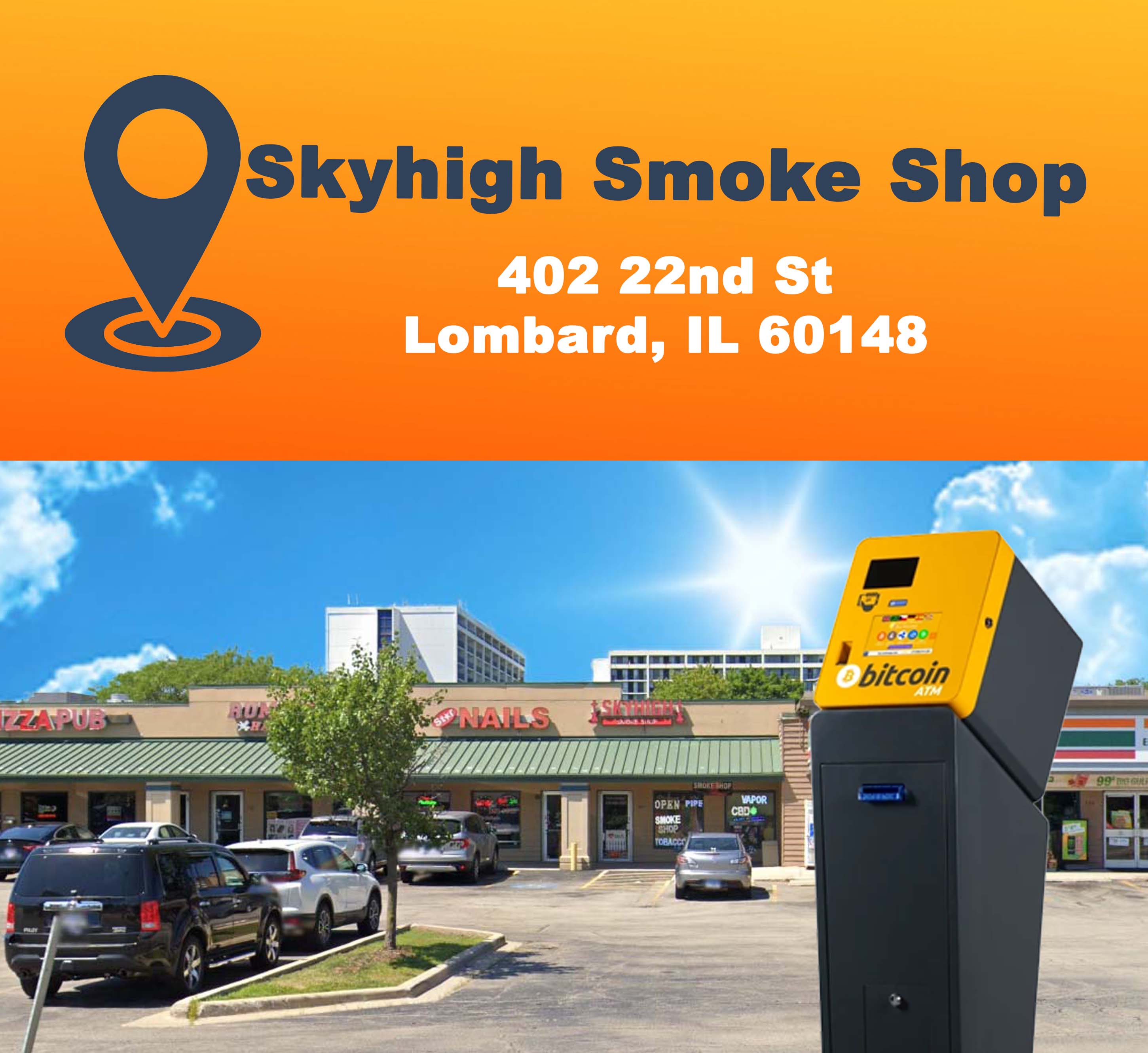 Bitcoin ATM Lombard - Coinhub | 402 22nd St, Lombard, IL 60148, United States | Phone: (702) 900-2037