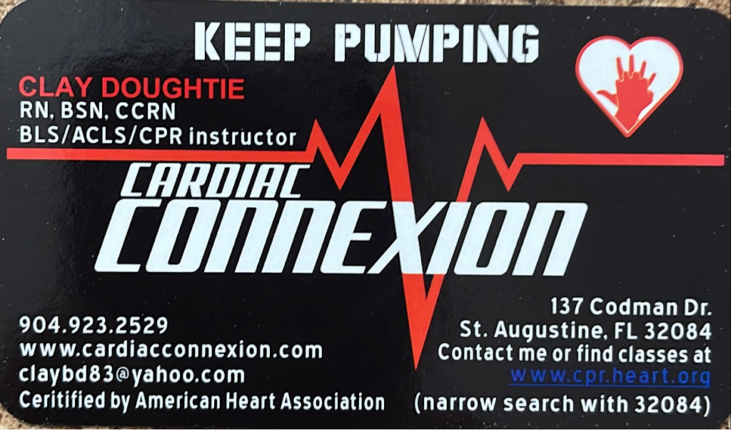 Cardiac Connexion | 137 Codman Dr, St. Augustine, FL 32084, USA | Phone: (904) 923-2529