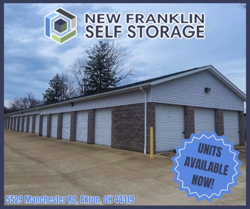 New Franklin Self Storage | 5529 Manchester Rd, Akron, OH 44319, USA | Phone: (330) 882-7183