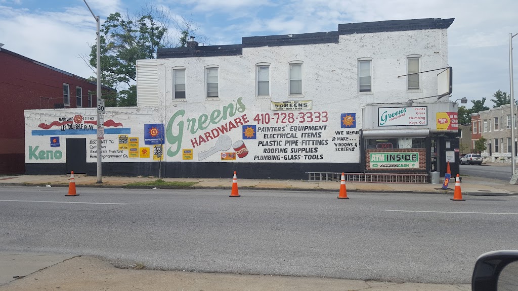 Greens Hardware | 1901 W Lafayette Ave, Baltimore, MD 21217, USA | Phone: (410) 728-3333