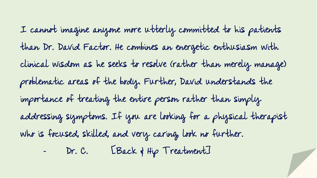 Factor Physical Therapy | 8031 Watson Rd, St. Louis, MO 63119, USA | Phone: (314) 778-9443