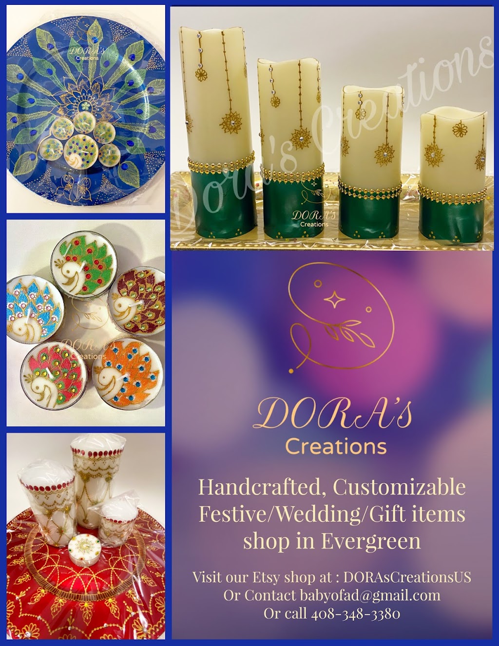 DORA’s Creations | 3026 Creek Estates Ct, San Jose, CA 95135, USA | Phone: (408) 348-3380