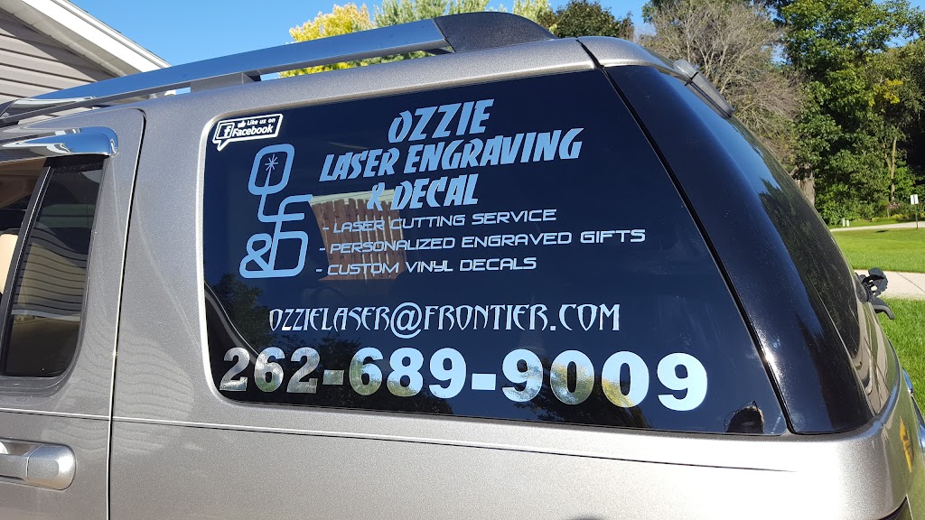 Ozzie Laser Engraving & Decals | 5680 Hilldale Dr, Slinger, WI 53086, USA | Phone: (262) 689-9009