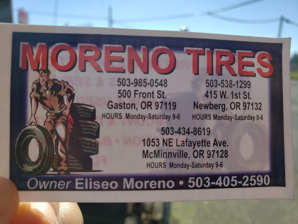 Moreno Tires | 415 W 1st St, Newberg, OR 97132, USA | Phone: (503) 538-1299