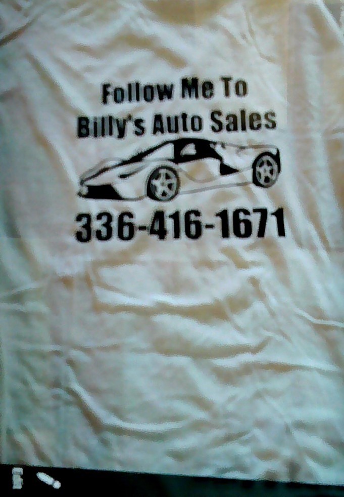 Billys Auto Sales | 2194 Gumtree Rd, Winston-Salem, NC 27107, USA | Phone: (336) 416-1671