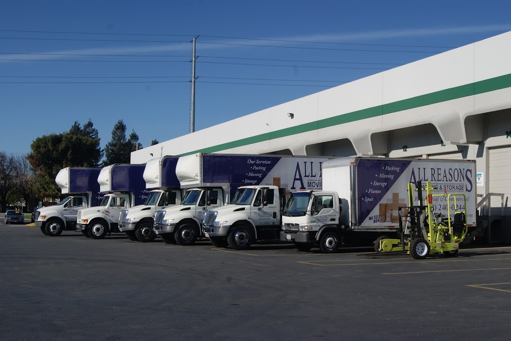 All Reasons Moving & Storage | 600 E Trimble Rd, San Jose, CA 95131, USA | Phone: (408) 351-9515