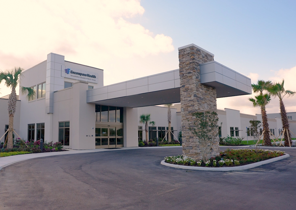 Encompass Health Rehabilitation Hospital of North Tampa | 3840 Atmore Grove Dr, Lutz, FL 33548, USA | Phone: (813) 607-3600