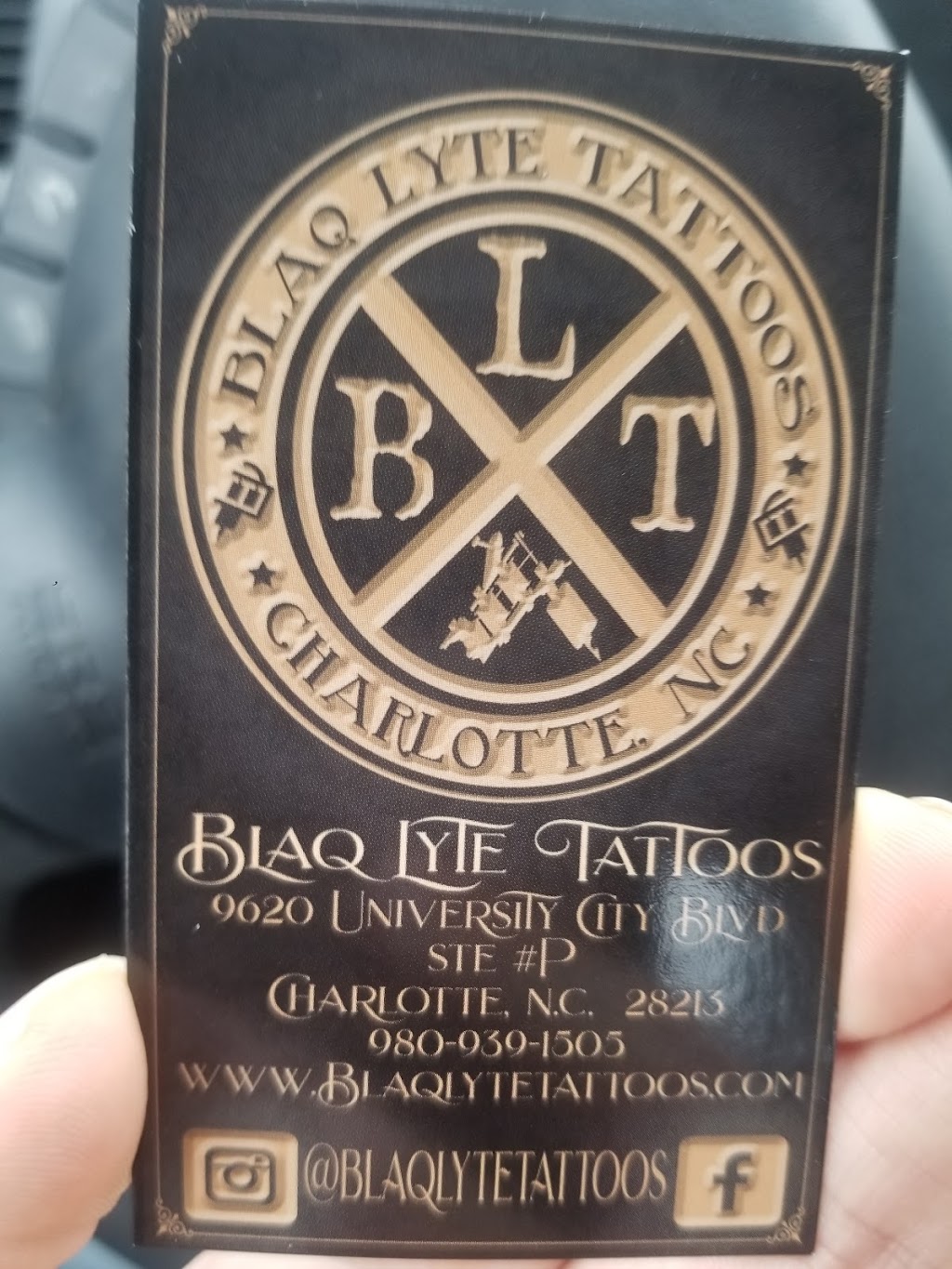 Blaq Lyte Tattoos | 9620 University City Blvd P, Charlotte, NC 28213, USA | Phone: (980) 939-1505