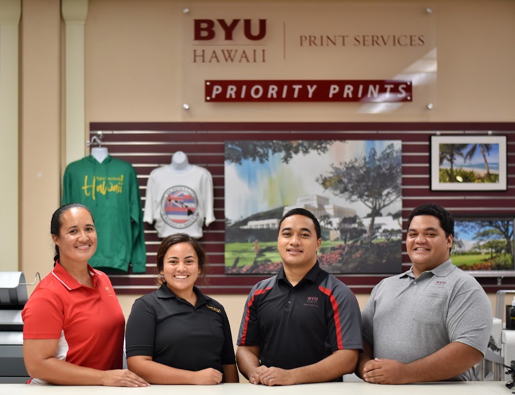 BYU–Hawaii Print Services | 55-220 Kulanui St, Laie, HI 96762, USA | Phone: (808) 675-3461