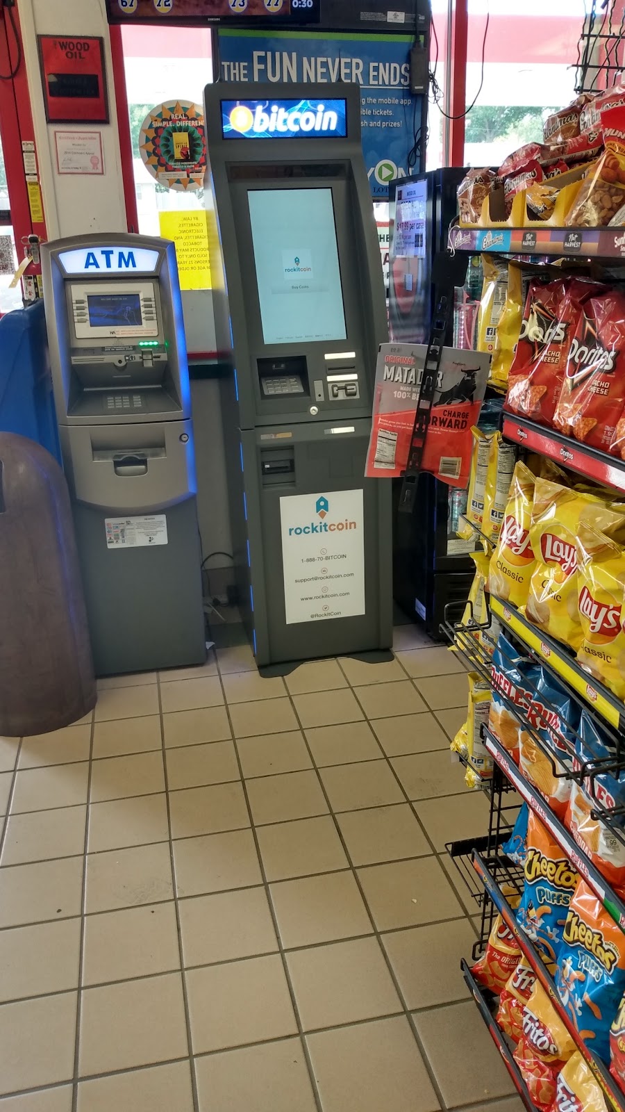 RockItCoin Bitcoin ATM | 1703 10th Ave, Leavenworth, KS 66048, USA | Phone: (888) 702-5177