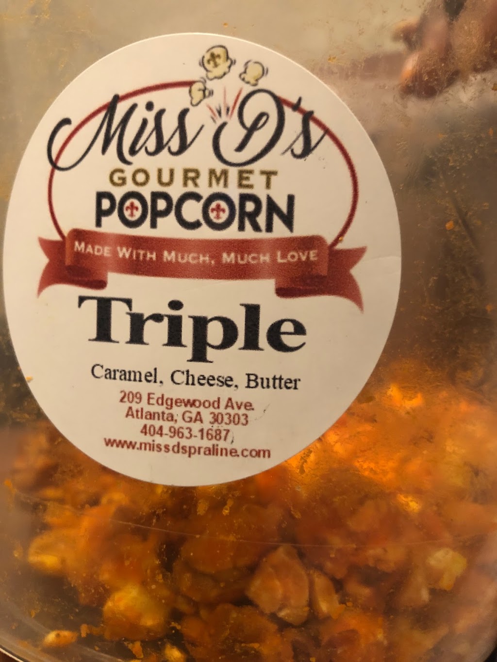 Miss D’s Gourmet Pralines & Popcorn | 3210 GA-5, Douglasville, GA 30135, USA | Phone: (404) 963-1687