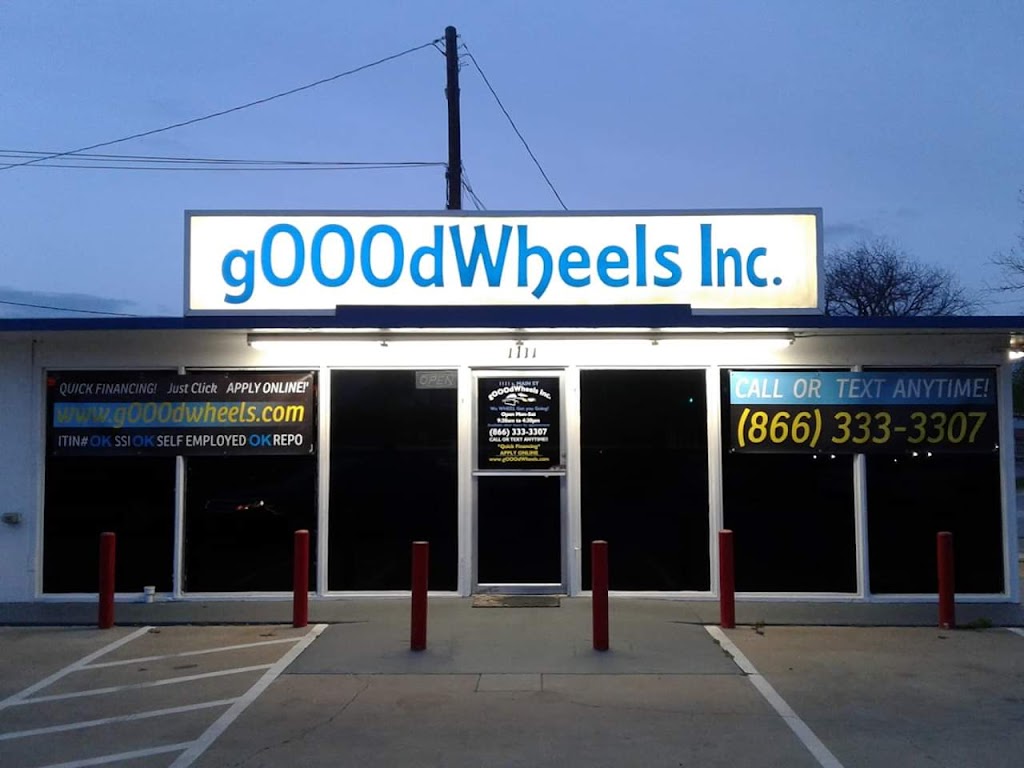 gOOOdWheels Inc | 1111 S Main St, Cleburne, TX 76033 | Phone: (866) 333-3307