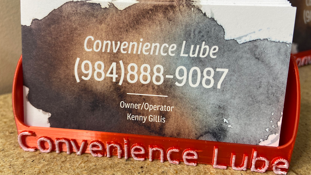 Convenience Lube | 45 Cotton Dr, Louisburg, NC 27549, USA | Phone: (984) 888-9087