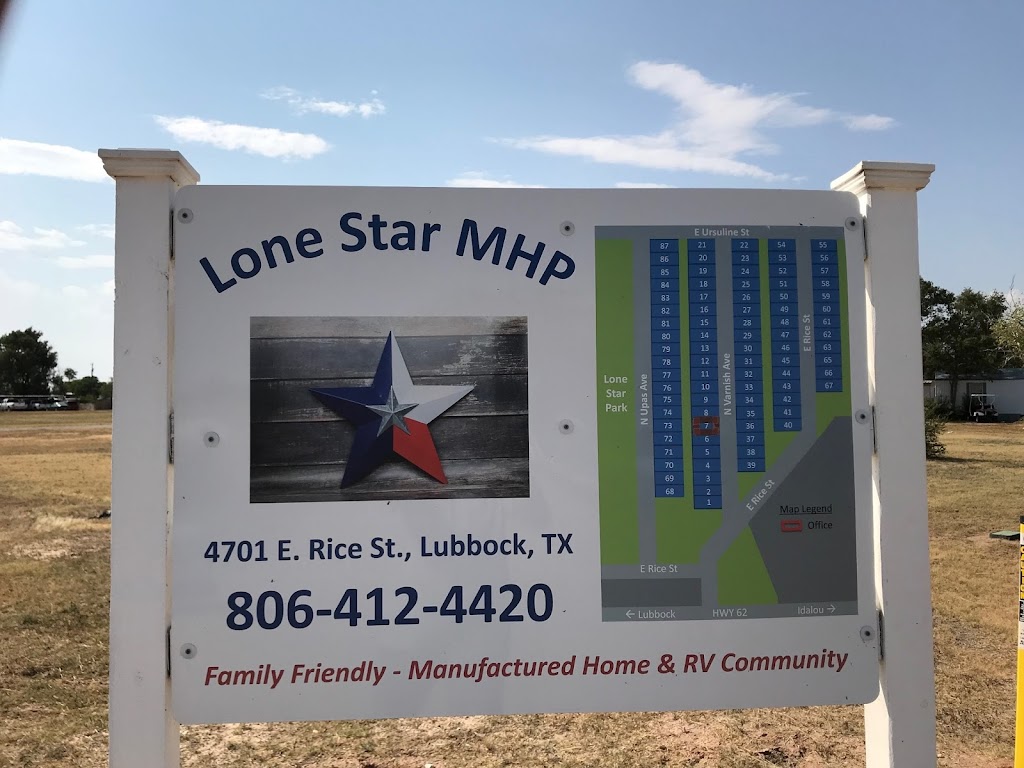 Lone Star Manufactured Home Community | 4701 E Rice St, Lubbock, TX 79403, USA | Phone: (806) 412-4420