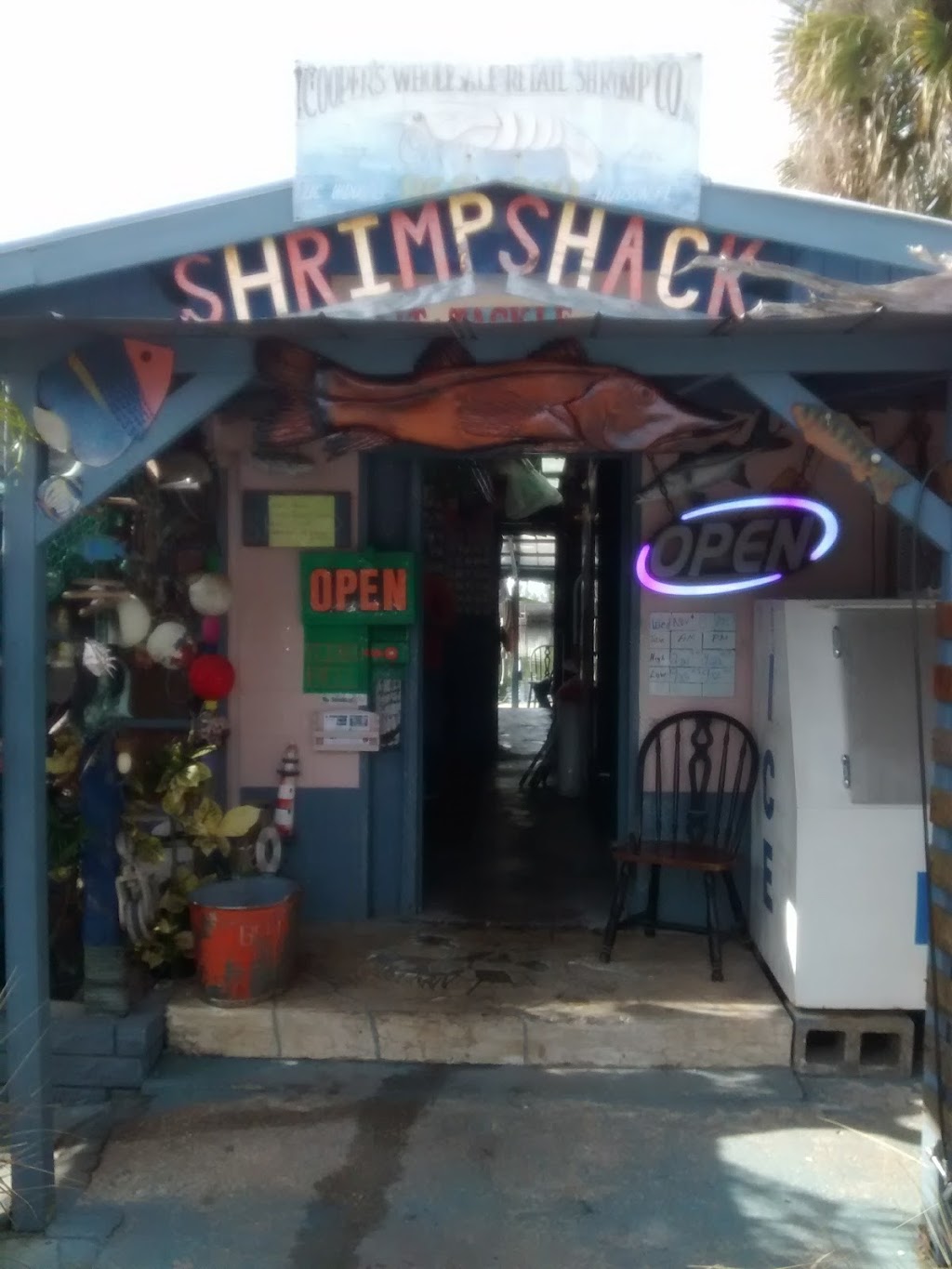 Coopers Shrimp Shack Bait and Tackle | 14633 Old Dixie Hwy, Hudson, FL 34667, USA | Phone: (727) 868-8736