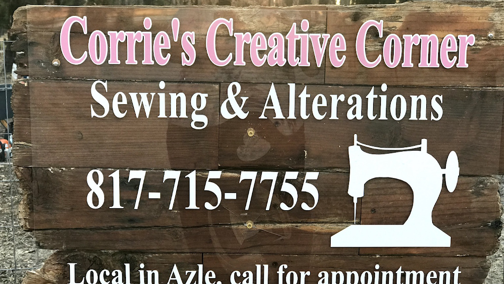 Corrie’s Creative Corner, Sewing & Alterations | 1151 Greg St, Azle, TX 76020, USA | Phone: (817) 715-7755