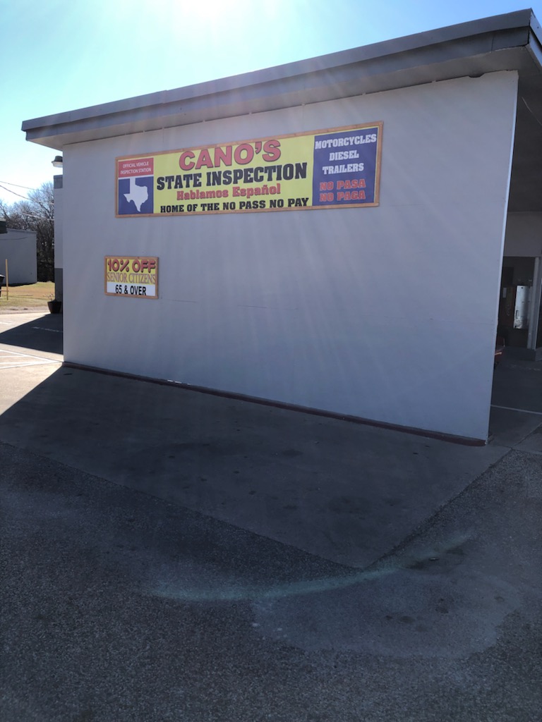 Canos Inspection Station | 1615 N Main St, Cleburne, TX 76033, USA | Phone: (817) 933-7428