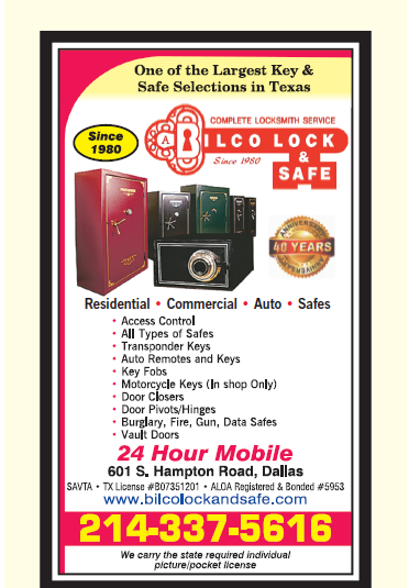 Bilco Lock & Safe | 601 S Hampton Rd, Dallas, TX 75208, USA | Phone: (214) 337-5616