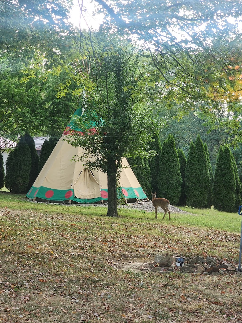 At Boulders Edge Cabin and Tipi Retreat Hocking Hills | 11470 Dalton Rd, Rockbridge, OH 43149, USA | Phone: (740) 385-0707