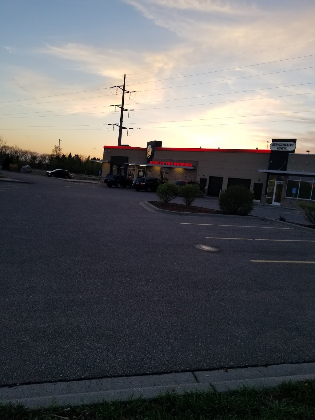 Burger King | 4125 Ball Rd NE, Circle Pines, MN 55014, USA | Phone: (763) 780-9133